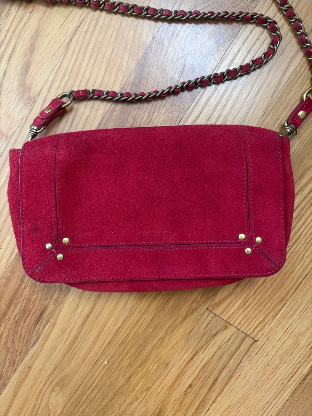 Jérôme Dreyfuss Bob Suede Crossover Bag - Picture 3 of 12